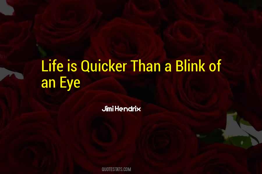 Quotes About Blink Of An Eye #841962