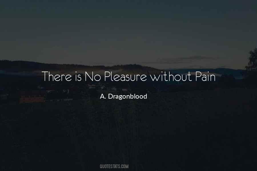 Pain Over Pleasure Quotes #32844