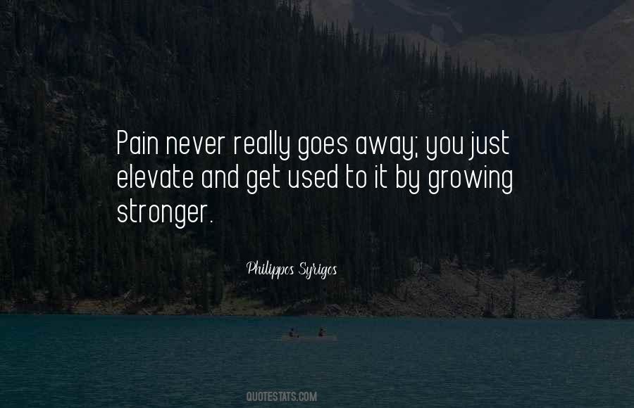 Pain Will Never Go Away Quotes #412062