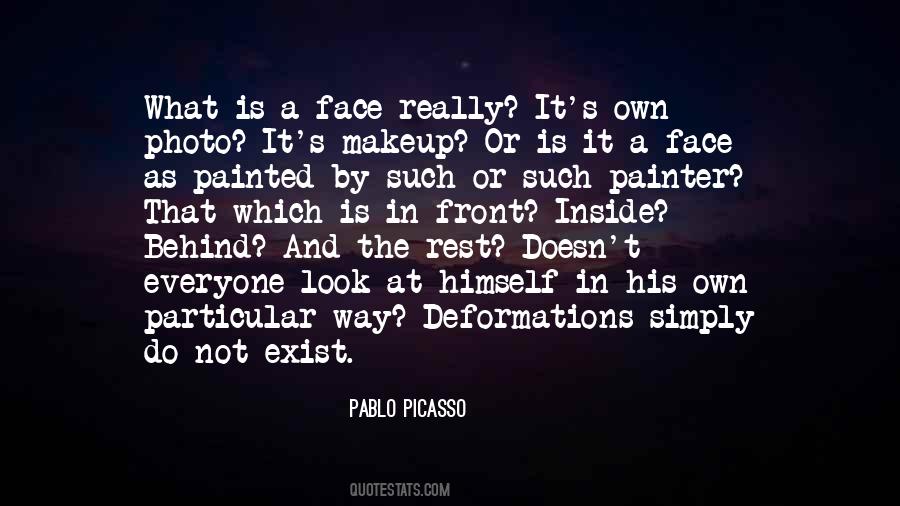 Painted Face Quotes #835115