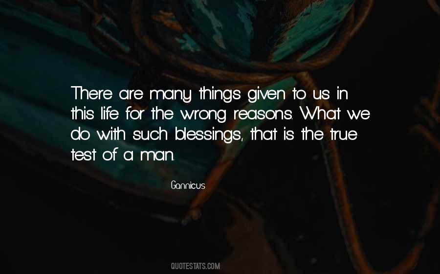 Quotes About Blessings In Life #257912