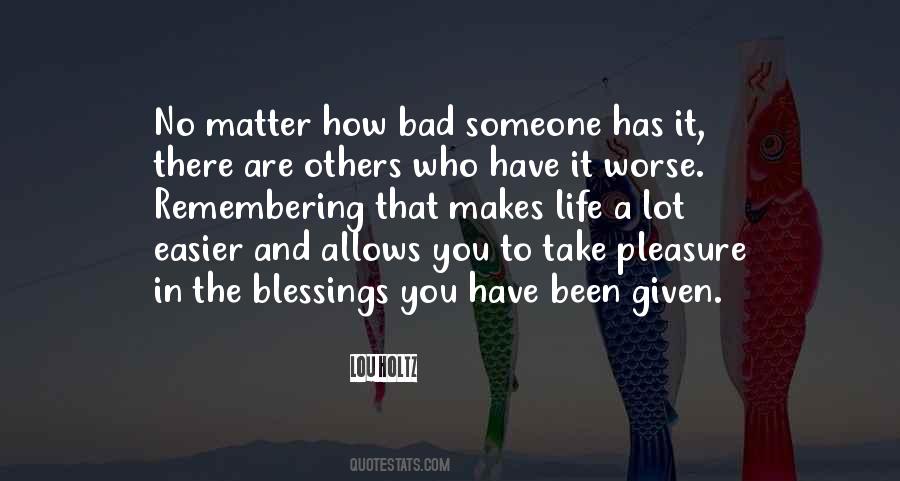 Quotes About Blessings In Life #61378