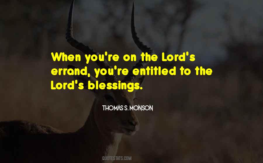 Quotes About Blessing The Lord #79930