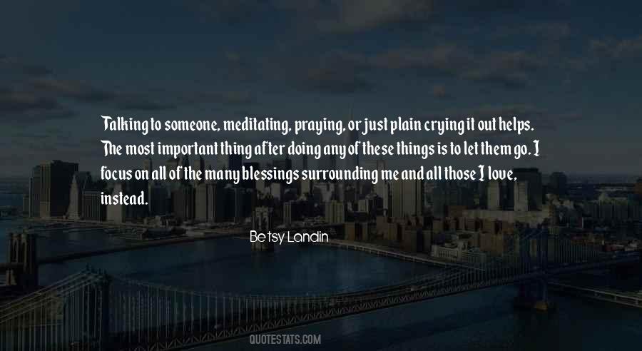 Quotes About Blessing Someone #1024450