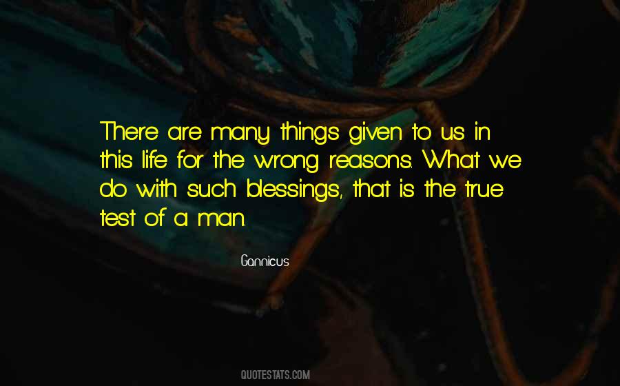 Quotes About Blessing In Life #257912