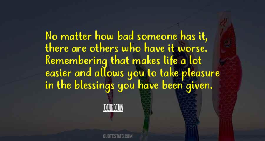 Quotes About Blessing In Life #61378