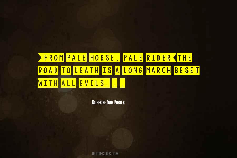 Pale Horse Quotes #1286296