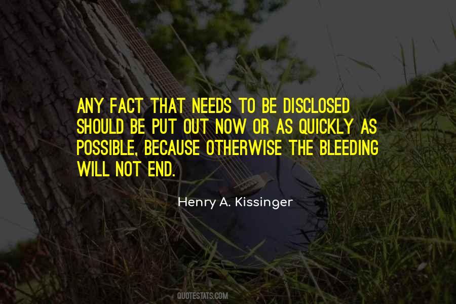Quotes About Bleeding Out #616635