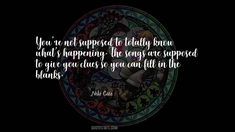 Quotes About Blanks #287864
