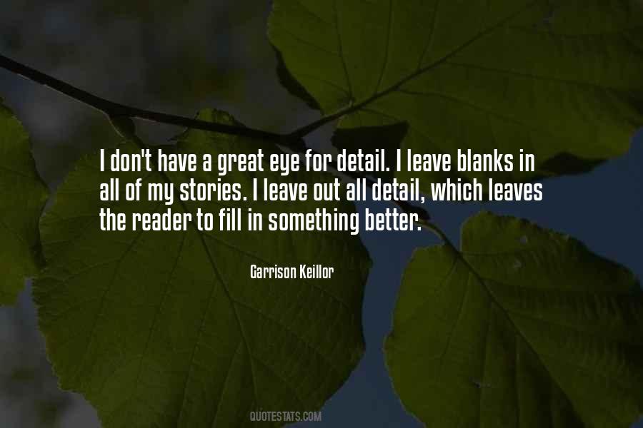 Quotes About Blanks #552074
