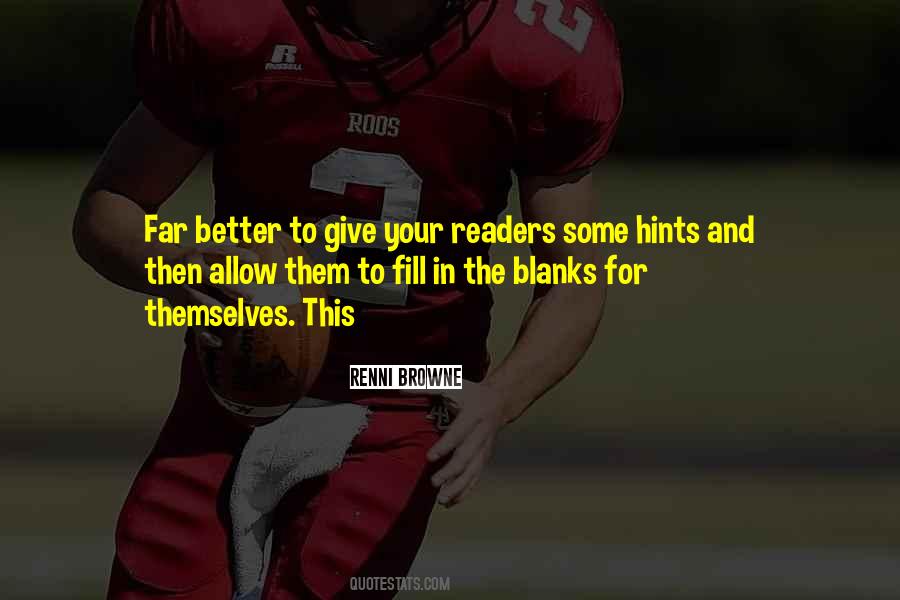 Quotes About Blanks #826167