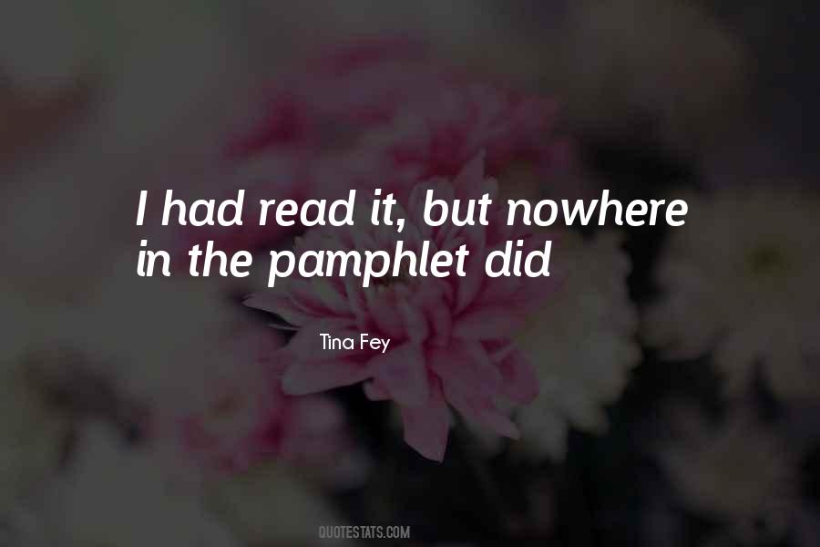 Pamphlet Quotes #302749