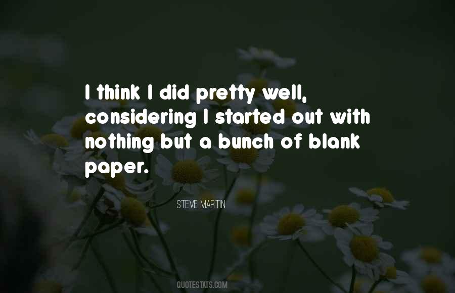 Quotes About Blank Paper #1770766