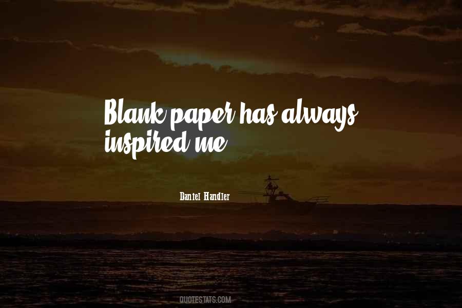 Quotes About Blank Paper #527248