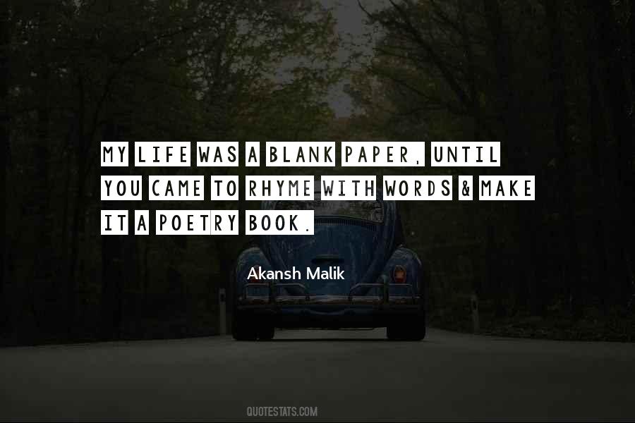 Quotes About Blank Paper #602164