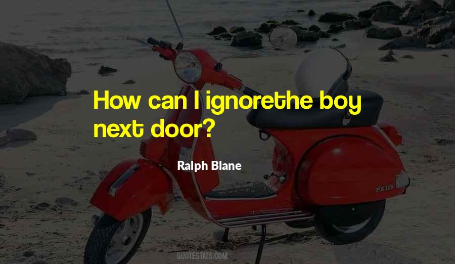 Quotes About Blane #761036
