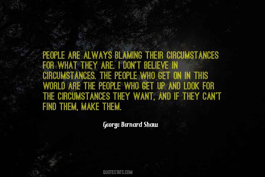 Quotes About Blaming People #1039936