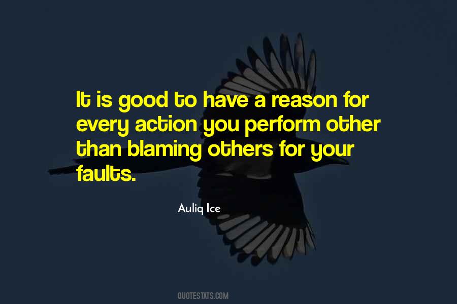Quotes About Blaming Other #1237470