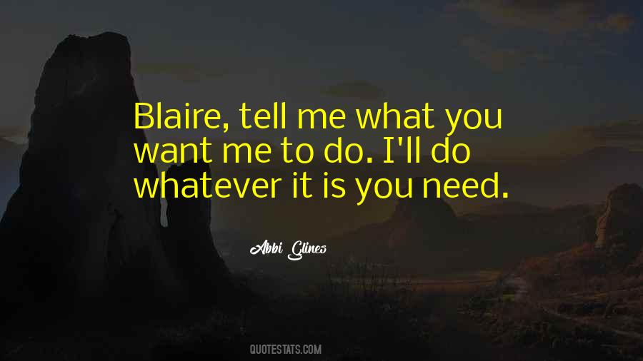 Quotes About Blaire #763955