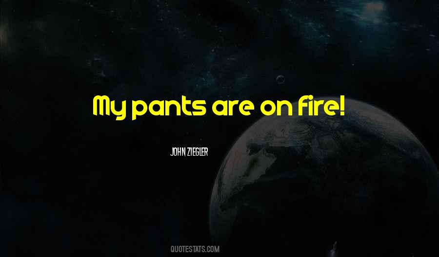 Pants On Fire Quotes #747789