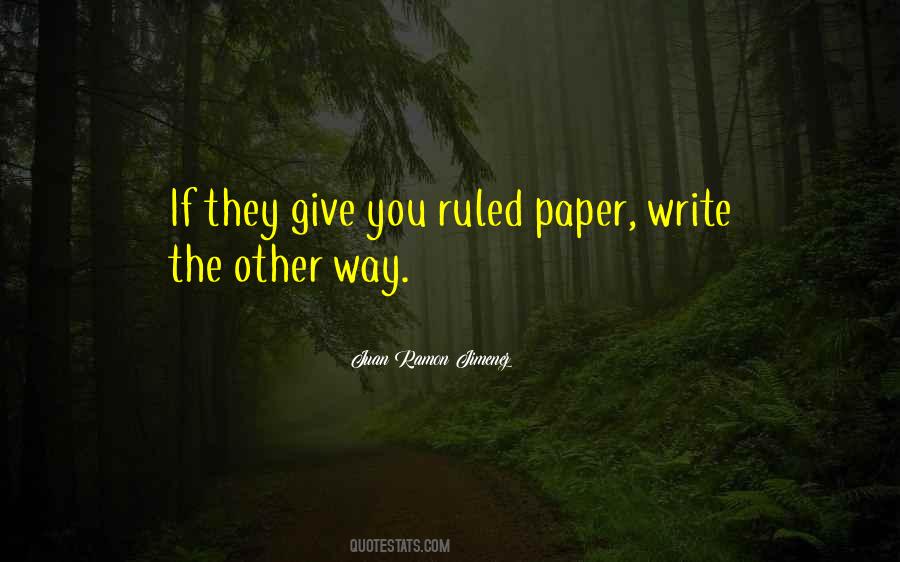 Paper And Ink Quotes #9545