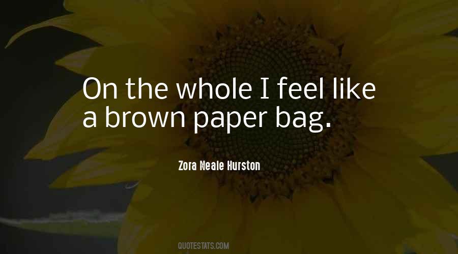 Paper Bag Quotes #1787388