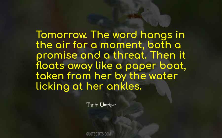 Paper Boat Quotes #1308377