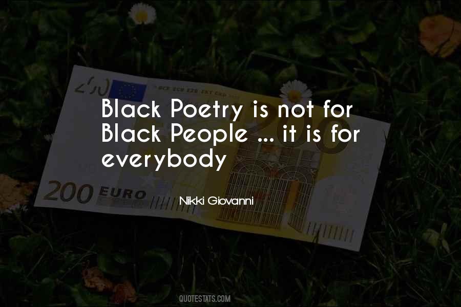 Quotes About Black Poetry #1590810