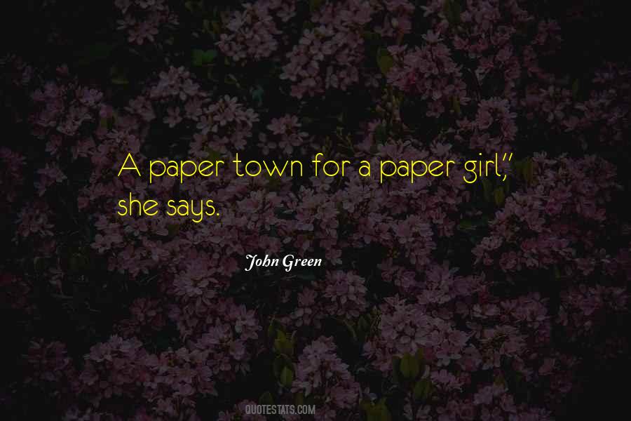 Paper Town Quotes #810506