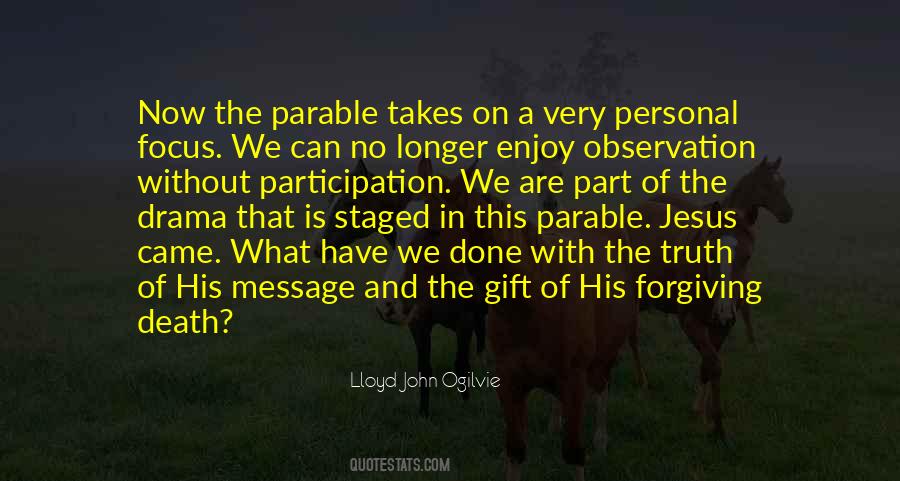 Parable Quotes #494894