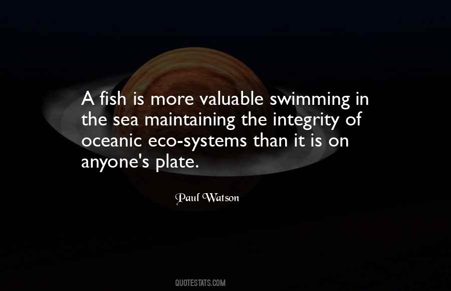 Quotes About Swimming With Fish #601844