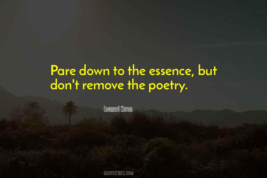 Pare Down Quotes #43792