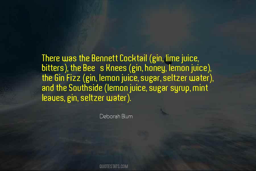 Quotes About Bitters #1128293