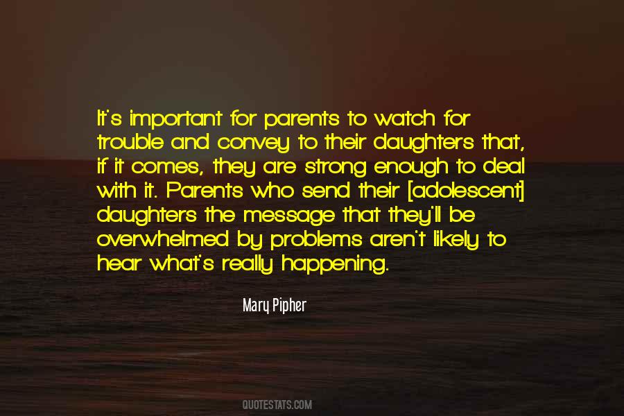 Parents And Daughter Quotes #537602