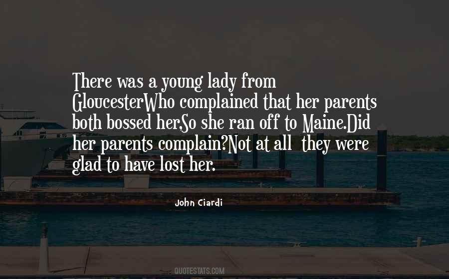 Parents Complain Quotes #1328670