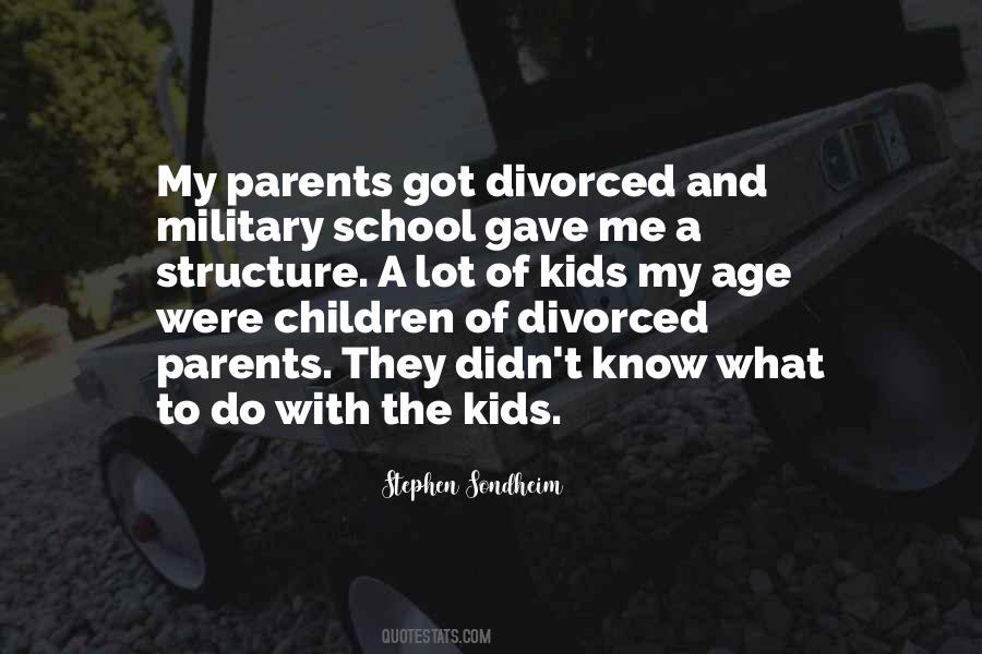 Parents Divorced Quotes #869342