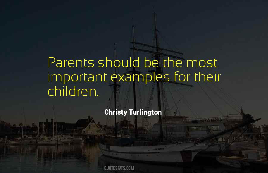 Parents Examples Quotes #922470