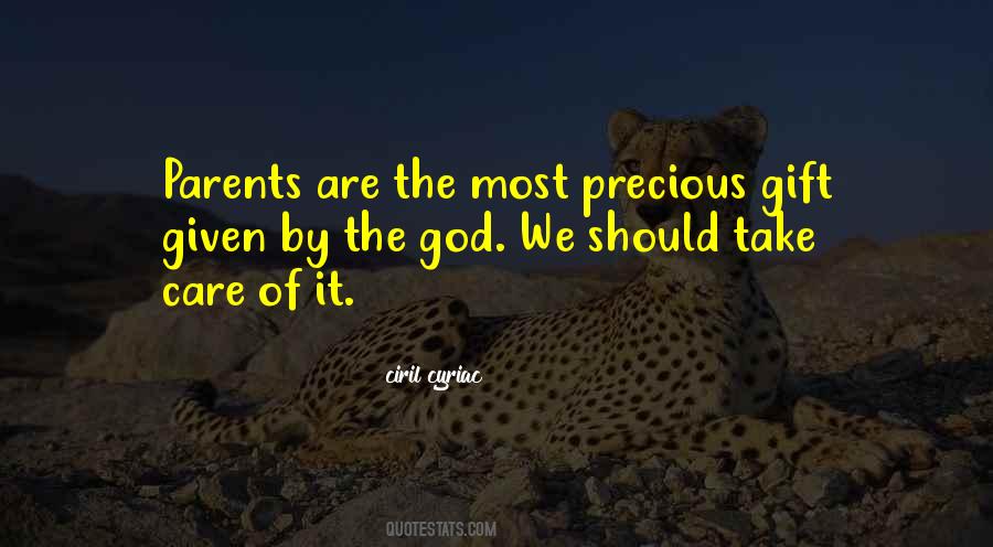 Parents Is Our God Quotes #352458