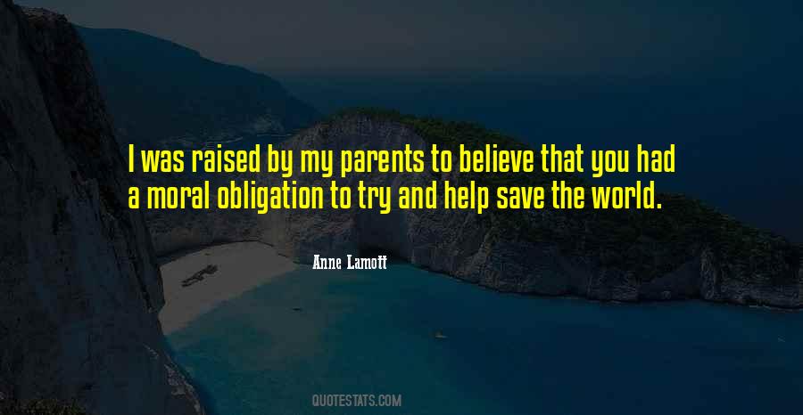 Parents Obligation Quotes #1304153