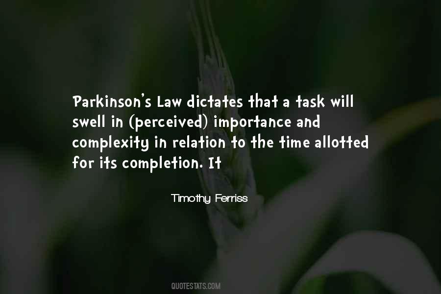 Parkinson Quotes #1457614