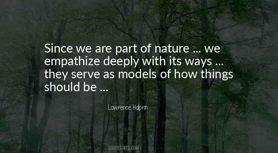 Part Of Nature Quotes #1020103
