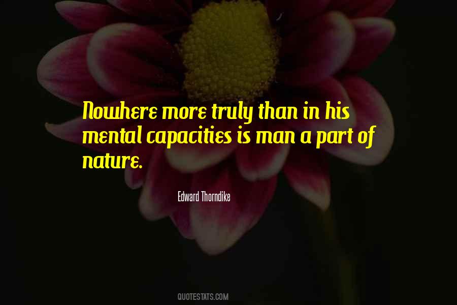Part Of Nature Quotes #544482