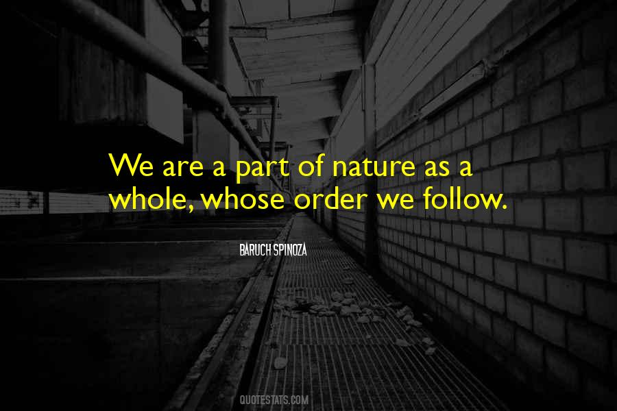 Part Of Nature Quotes #909920