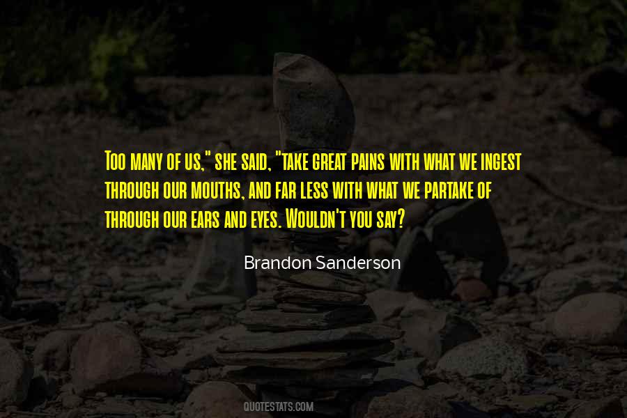 Partake Quotes #214915