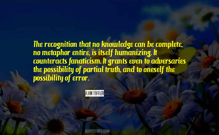 Partial Knowledge Quotes #446882