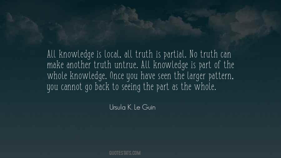 Partial Knowledge Quotes #897337