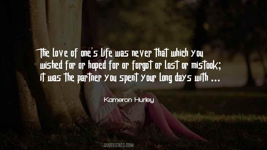 Partner For Life Quotes #1306231