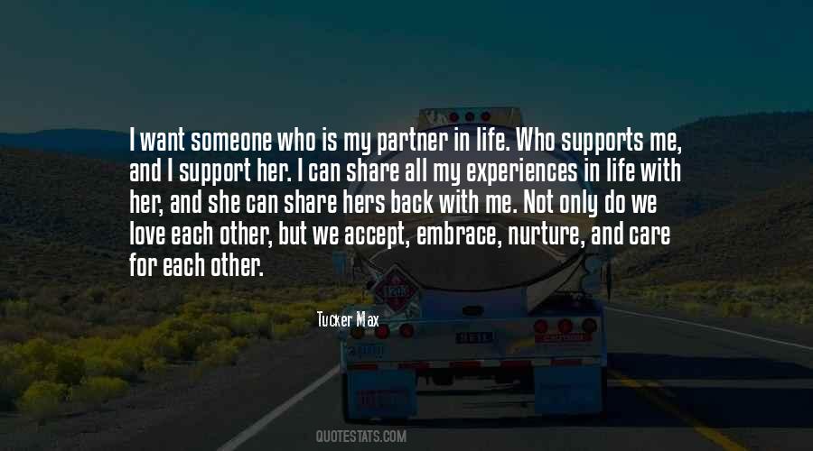 Partner For Life Quotes #376027
