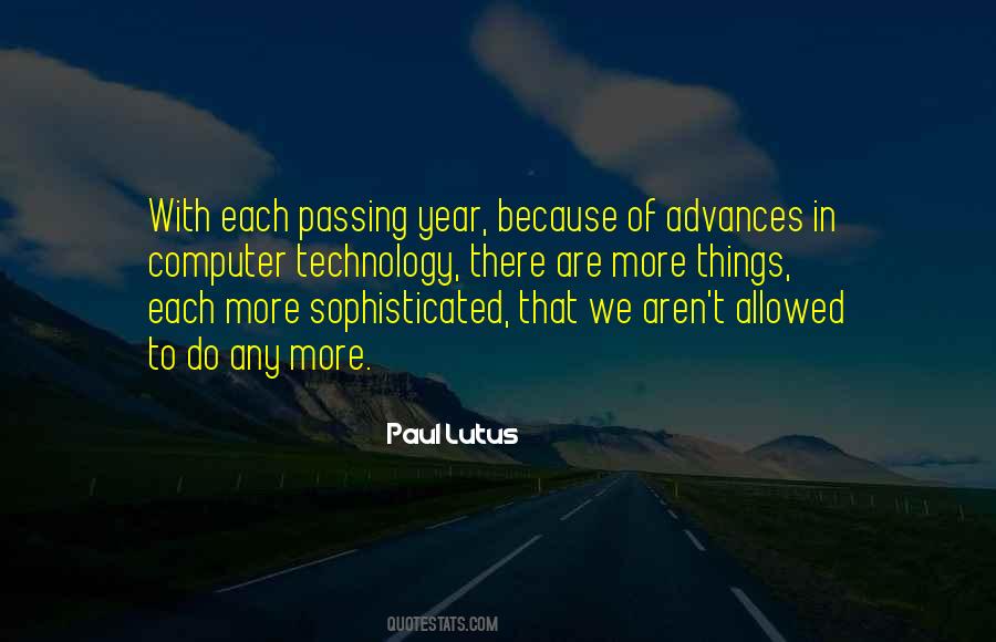 Passing Of Years Quotes #1693891