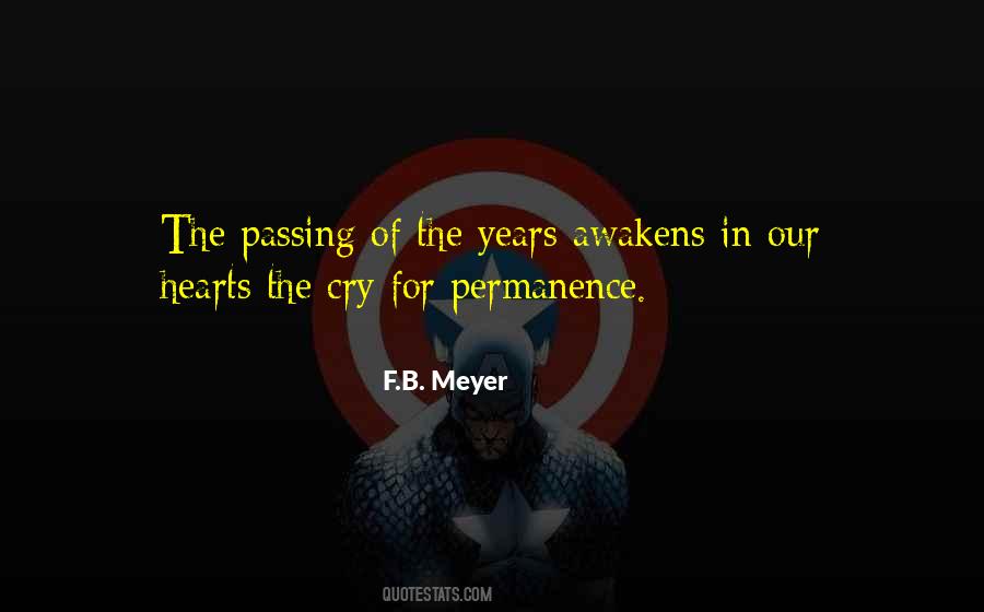 Passing Of Years Quotes #1772651